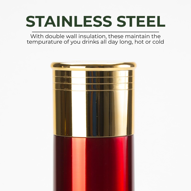 Rivers Edge Products Rivers Edge Products Bullet-Shaped Thermal Metal Tumbler