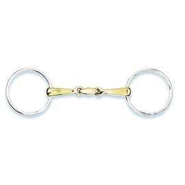 Stübben Loose-Ring-Snaffle Double-Broken 2222 - 6 - 15,0cm