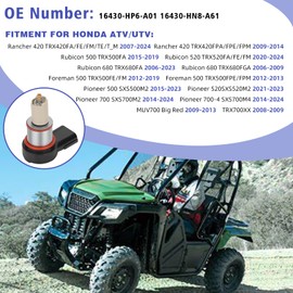 HHENGYISOUL Idle Air Control Valve Set Compatible with Honda Rancher 420 Rubicon 500/520/680 Foreman 500 Pioneer 500/520/700,16430-HP6-A01 16430-HN8-A61