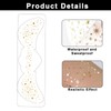 Dcsfadq Glitzer Sommersprossen Face Tattoo, 6 Stück Gold Sterne Gesichtsmake-up