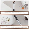IWOWHERO 6pcs Makeup Brush Angled Eyeliner Flat Eyeliner and Concealer