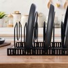 GRÄWE Stainless Steel Pot Lid Holder, Lid Holder for Drawers,
