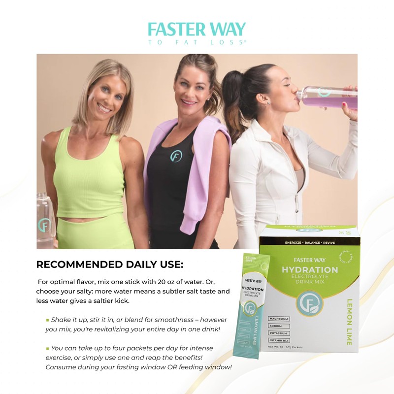Faster Way - Hydration - Electrolyte Drink Mix - With