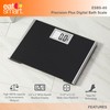 Eat Smart Precision Plus Digital Bathroom Scale with Ultra-Wide Platform,