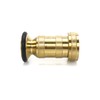 QWORK 1-1/2" NST/NH Brass Fire Hose Spray Nozzle, Heavy Duty