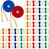Sonwyoung 60 Pack Jumping Ropes Bulk with Wooden Handles 8.53
