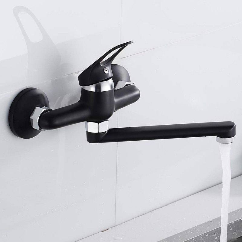Kitchen Tap, Wall Mounted Basin Mixer Tap, Kitchen Tap, Single