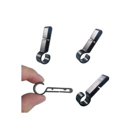 TTSAM 10 Hard Hat Clips – Nylon Headlamp Mount for Narrow-Edged Helmets