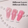 Imtiti Pink Jelly Gel Nail Polish, Sheer Translucent UV Gel