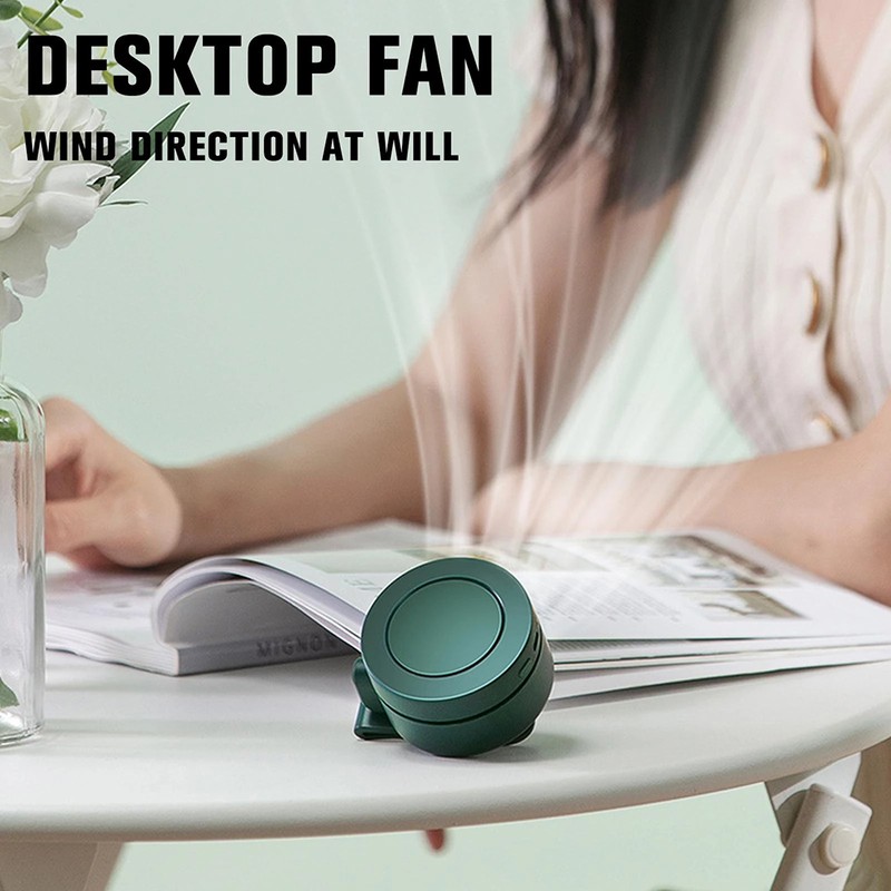 Portable Mini Fan Lightweight Clip On Fan USB Rechargeable Cooling