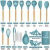 Umite Chef Kitchen Cooking Utensils Set, 33 pcs Non-stick Silicone