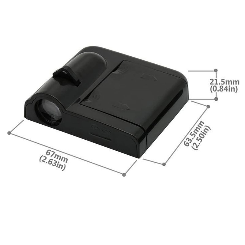 2pcs Wireless Car Door Logo Lights, Car Door Projector Light