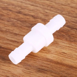 10 mm 3/8 White Plastic Quick Coupling Straight Check Valve for Water Fuel LPG