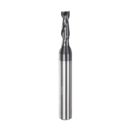 sourcing map Square End Mill 4mm x 11mm Cutting 6mm Shank Micro Grain Solid Carbide AlTiN Coated 2 Flutes Milling Bit Cutter for Alloy Hardened Steel Aluminum