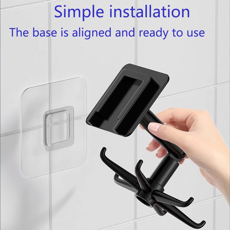 HREDZEO Rotating Folding Hook,4 Pcs 360°Rotating Folding Hook Kitchen Hole-Free