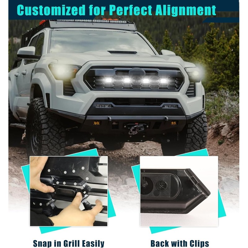 Sidi LED Grille Light for 2024 2025 Toyota Tacoma TR