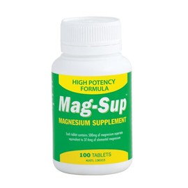 Mag-Sup Magnesium Supplement 100 Tablets