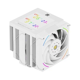 Thermalright Thermalright Phantom Spirit 120 Digital Snow CPU Air Cooler,7 Heat Pipes CPU Cooler,Dual 120mm PWM Fans,Magnetic Attraction-Digital Screen Top Cover,for AM4/AM5/Intel LGA1700/1851/1150/1151/1200