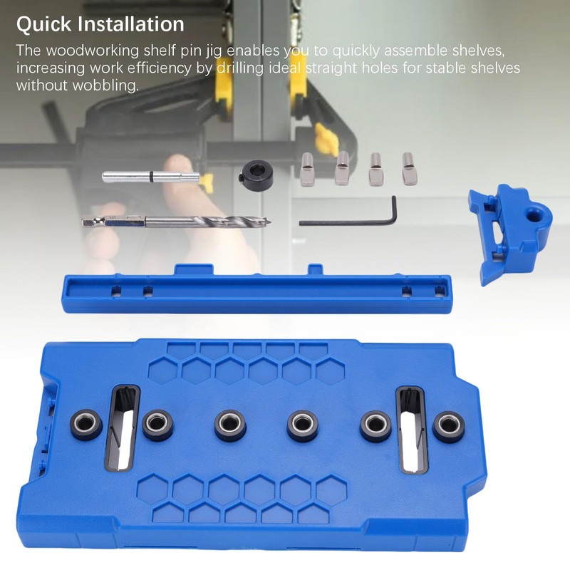 Greensen Shelf Pin Jig, Shelf Hole Jig, Shelf Peg Hole