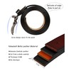 Yahaobelt Mens Belts Leather for Jeans Dress Genuine Leather Tan