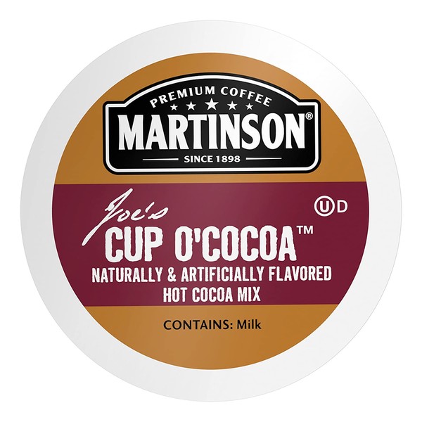Martinson Single Serve Coffee Capsules, Hot Cocoa, Compatible with Keurig K-Cup Brewers, 24 Count (816932008904)