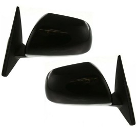 For 08-13 Highlander & Hybrid Door Mirror Power Non-Heat Manual Folding PAIR SET