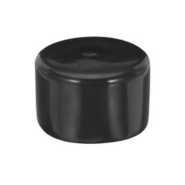QUARKZMAN Rubber End Caps 85mm Inner Diameter Vinyl Round Tube Bolt Cap Cover Screw Thread Protector Black
