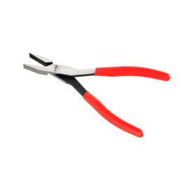 ARES 70662-8-Inch Flat Nose Duck Bill Pliers - Cross Cut Teeth For Superior Gripping Power - For Hard to Reach Narrow Spaces & Limited Clearance Areas - Automotive, Electrical Work & More