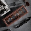 Watch Case for Men, 6 Slot Watch Display Case with