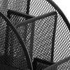 Mesh Office Desktop Organizer Multifunctional Metal 7 Compartments Pen Holder