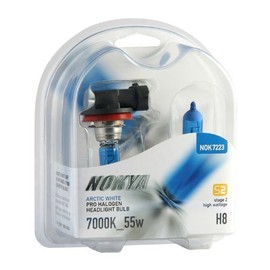 NOKYA NOK7223 Pro Halogen Arctic White H8 55 Watt 7000K Light Bulb