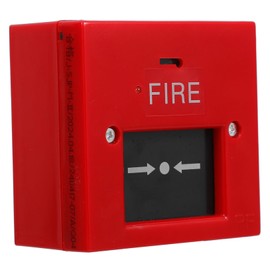 Zerodeko Wired Emergency Alarm Button Glass Break Safety Device for Fire Exit Release Robust and User Friendly for Hotels and Schools