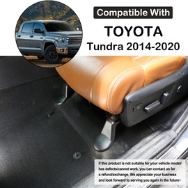 Aunginsy Car Seat Bracket Fixing Bolts Cover Compatible with Toyota Tundra 2014-2020 4Pcs Car Anti-dust Seat Bracket Cover Seat Base Bracket Screw Cap Trim Protective Cover ABS Interior Accessories
