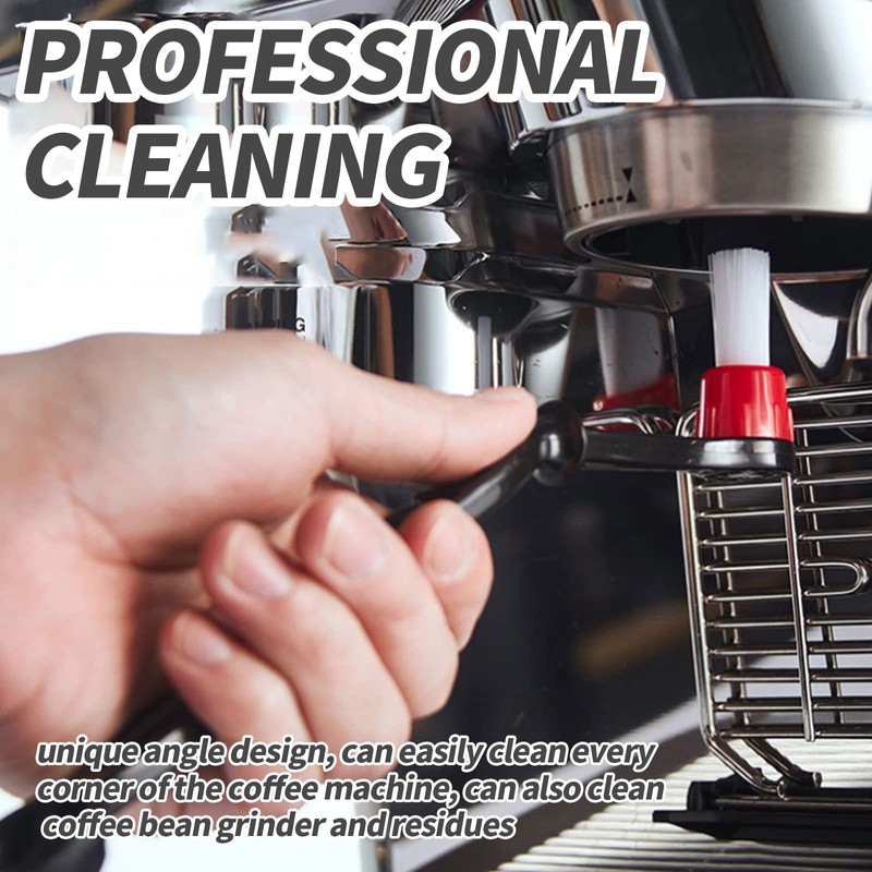 2 Pack Coffee Brush Set -Espresso Machine Cleaning Brush Kit