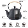 MILVBUSISS Cast Iron Teapot, 35oz Tea Kettle Stovetop Safe with