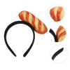 Healeved Novelty Festival Bread Headband Comfortable Soft Material Food Design