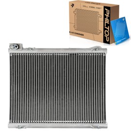 PHILTOP Air Conditioning A/C Condenser For Dodge Ram 1500 2002-2008,Ram 2500 2003-2008,Dodge Ram 3500 2003-2008 Replace# 4984,74984,CH3030185,5072993AB