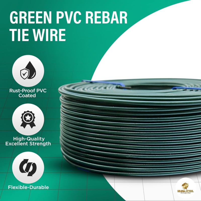 SIMBA STEEL - PVC Rebar Tie Wire | 16 Gauge