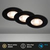 BRILONER – 3er Set LED Einbaustrahler 230V, LED Strahler Badezimmer