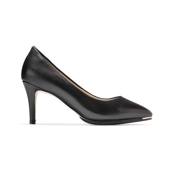 Cole Haan Women's Grand Ambition Pump (75MM), Black Leather, 7
