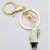Enamel Saguaro Cactus Keychain, Backpack Charm, Key ring