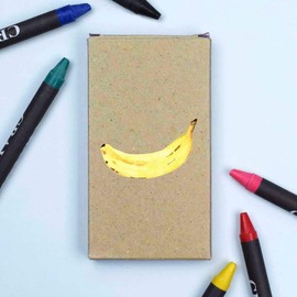 Azeeda 'Yellow Banana' Coloured Crayon Set (CY00026441)