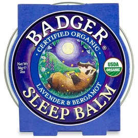 Badger - Sleep Balm, Lavender & Bergamot, Natural Sleep Balm, Scented Relaxing Balm for Children and Adults, Calming Night Balm, Organic Sleep Balm, 2 oz