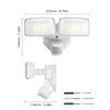 Onforu 32W 2 Head Motion Sensor Outdoor Lights, 3200LM 6500K