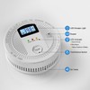 Combination Carbon Monoxide and Smoke Alarm with Digital Display, Battery