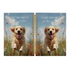 Pugwak Golden Retriever Journal Notebook - Dog Wildflower Floral Notebooks