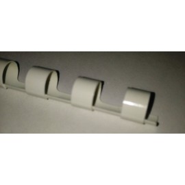 6mm White Plastic Binding Comb 14 Ring A5 25 Pages