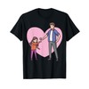Cartoon Characters In Love Cute Parent And Child T-Shirt
