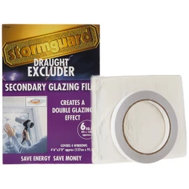 Stormguard 11SR0666SQM 6Sq m Secondary Glazing Window Insulation Film