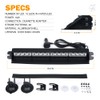 Xprite Emergency Dash Strobe Light Aluminum w/Upgrade Suction Cups, Interior